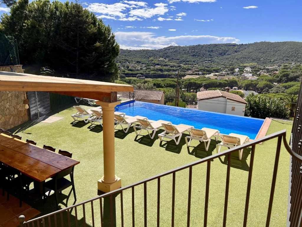 カロンジェ Casa Mas Ambros Con Piscina Desbordanteヴィラ エクステリア 写真