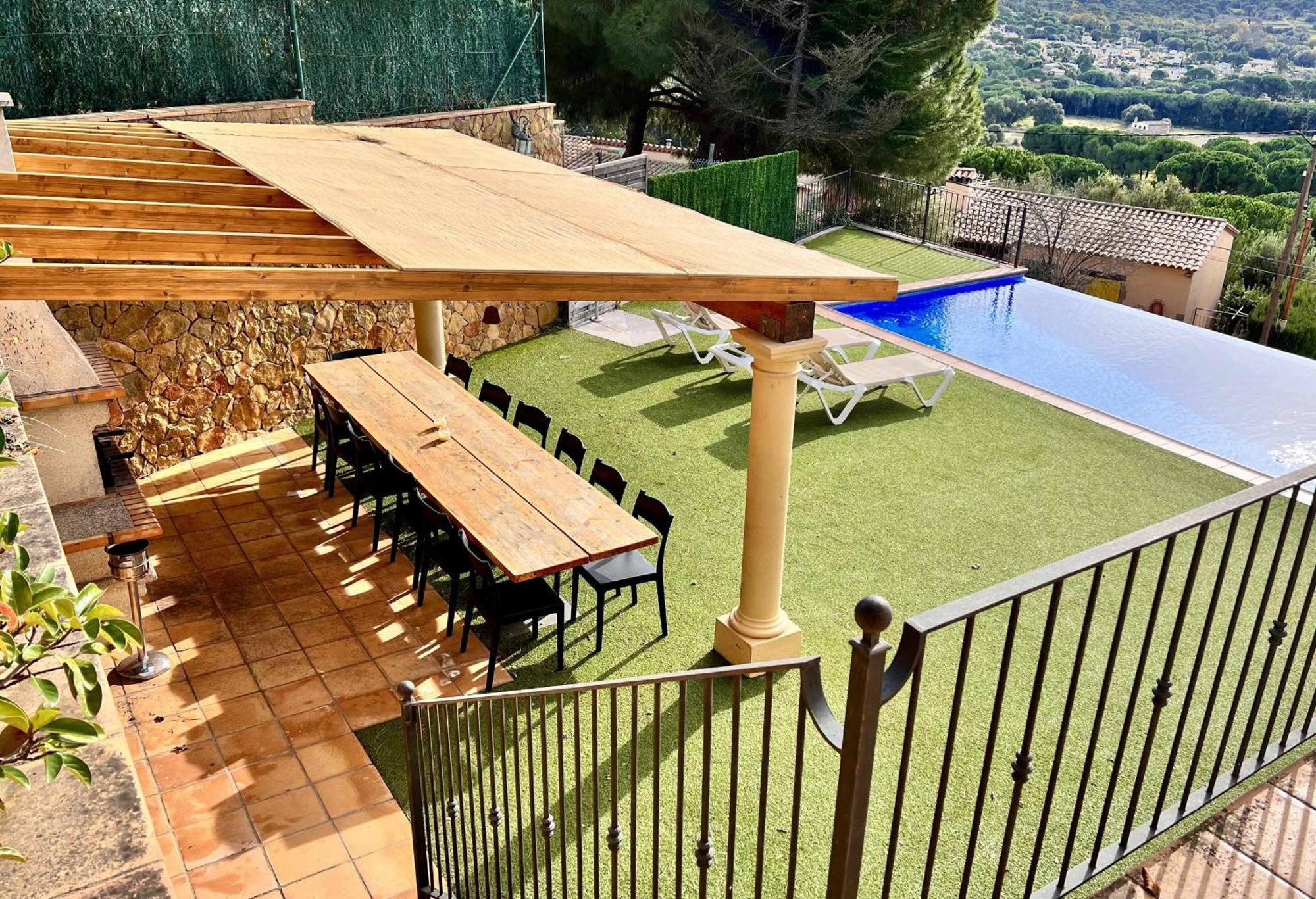 カロンジェ Casa Mas Ambros Con Piscina Desbordanteヴィラ エクステリア 写真