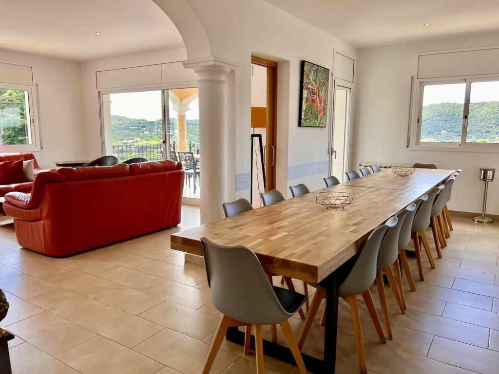 カロンジェ Casa Mas Ambros Con Piscina Desbordanteヴィラ エクステリア 写真